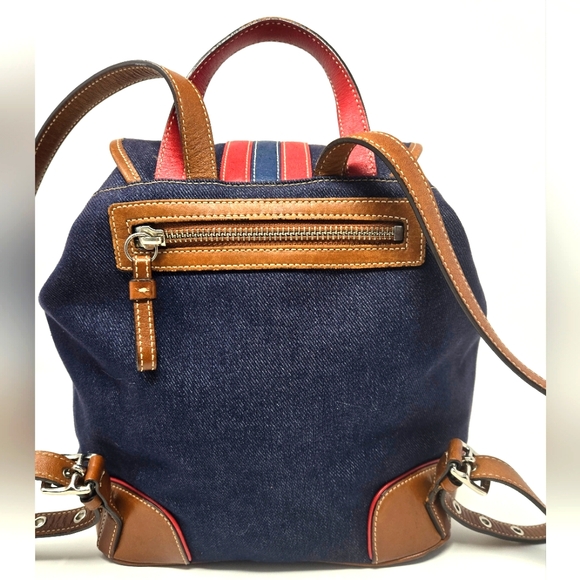 Coach Vintage Denim and Leather Backpack - Picture 2 of 12